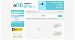 Desktop Screenshot of empresasgestiondocumental.com